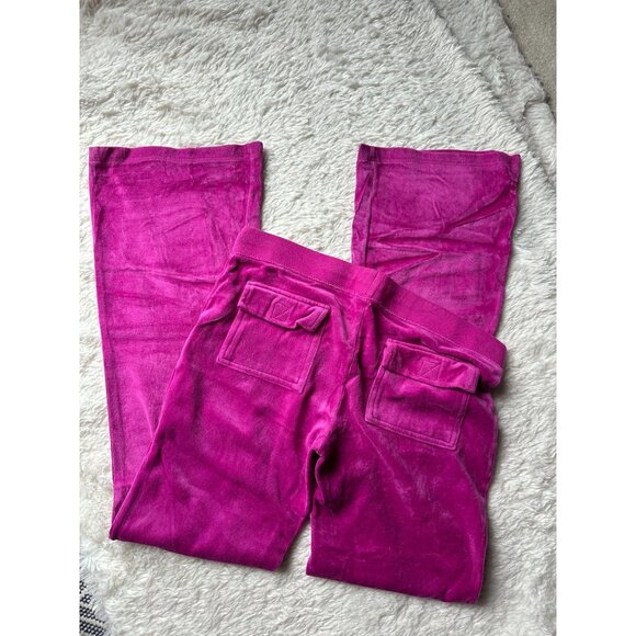 Zenana Outfitters hot pink velour zip hoodie and matching pants S/M - Picture 7 of 9